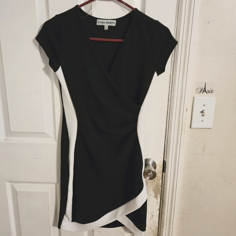 Medium Almost Famous black and white dress